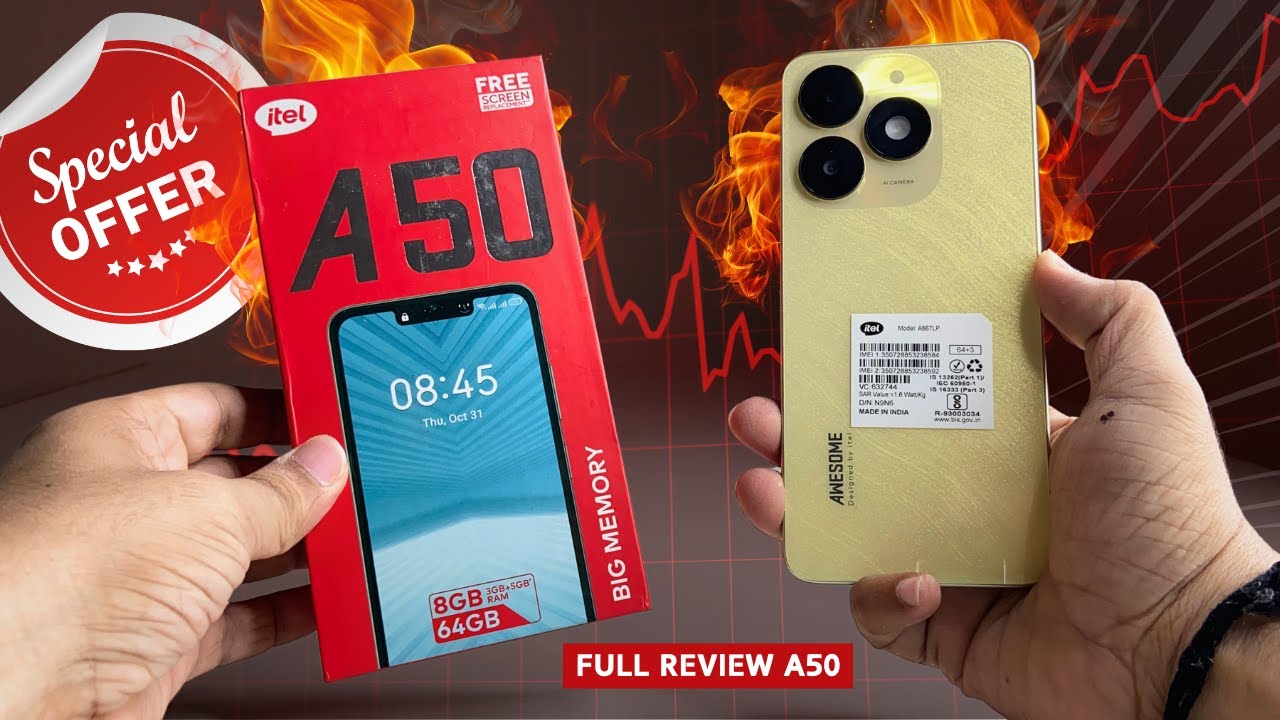Itel A50 Unboxing 🔥 Itel A50 Review 🔥  Itel A50 Gaming Test 🔥  Itel A50 Camera Test 🔥  Itel A50