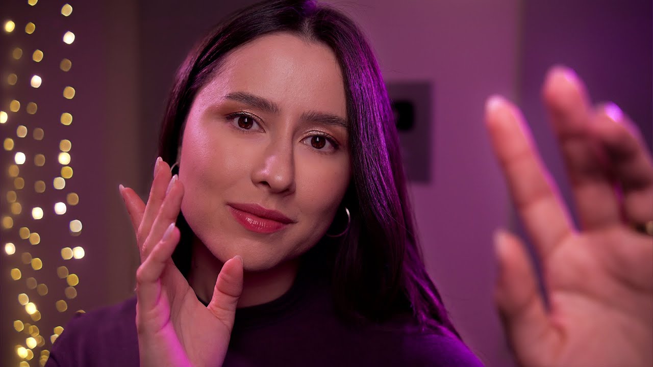 😴 ASMR for Sleep & Relax | positive affirmations, camera brushing, hand sounds, spray, ...