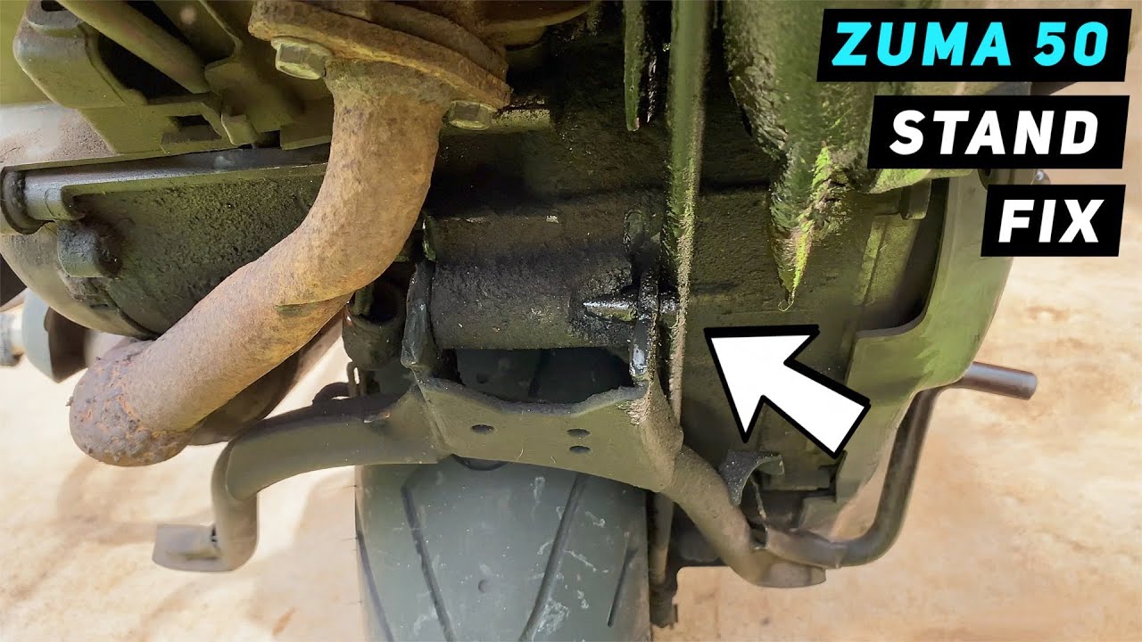 Yamaha Zuma / BWS 50 Center Stand Fix  | Mitch's Scooter Stuff