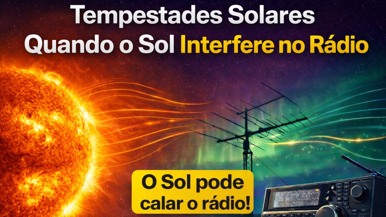 Tempestades Solares: Quando o Sol Interfere no Rádio
