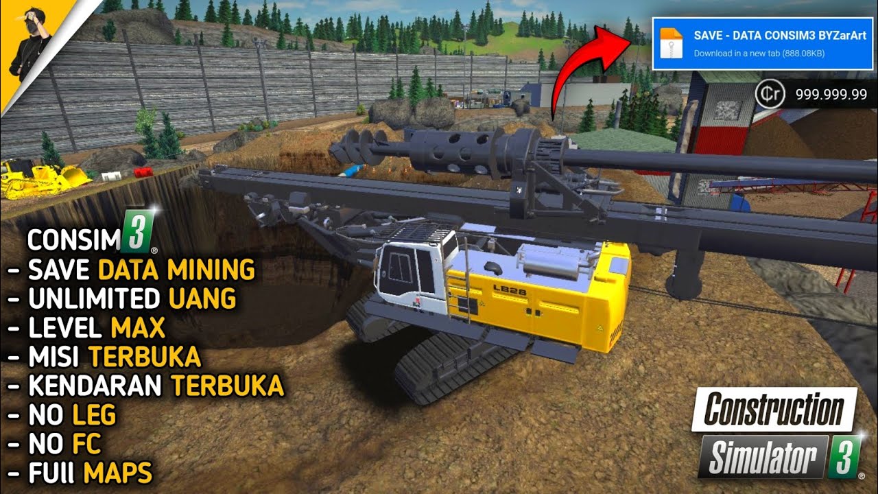 CONSTRUCTION SIMULATOR 3 - SAVE MINING GAME