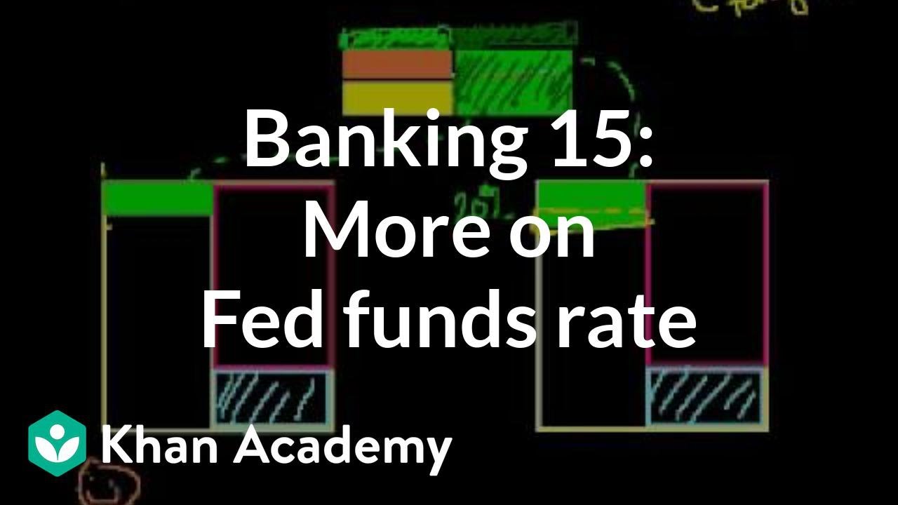 Banking 15: More on the Fed Funds Rate