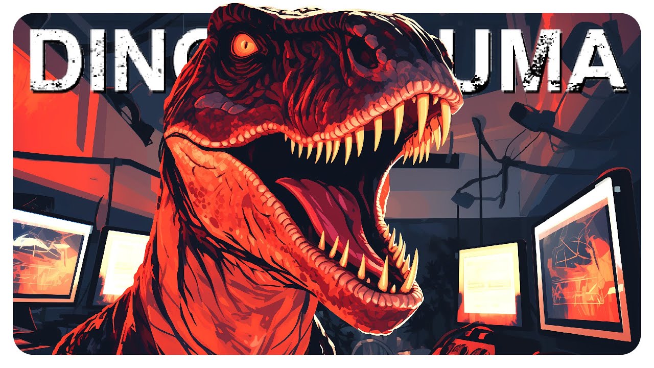 Hunting down DINOSAURS in a 90's retro style FPS game | DINO TRAUMA