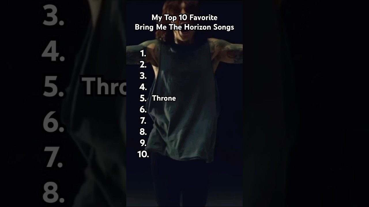 My Top 10 Favorite Bring Me The Horizon Songs
