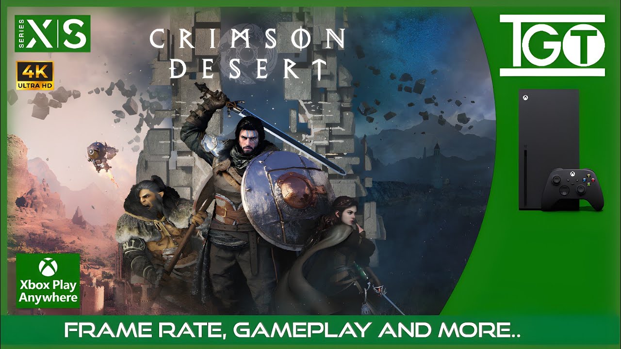 Crimson Desert | Xbox Series X | Frame Rate, Gameplay and more.. 