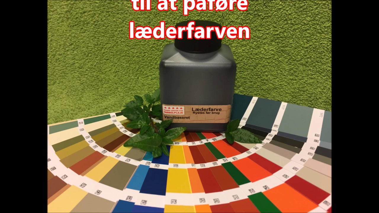 Så nemt farver du læder