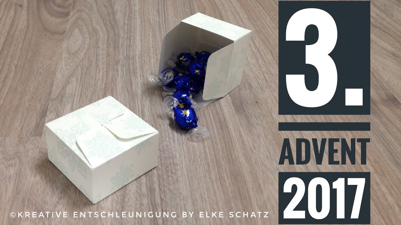 Verpackung mit Windmühlenverschluss / Stanz- und Falzbrett für Geschenktüten von Stampin' Up!