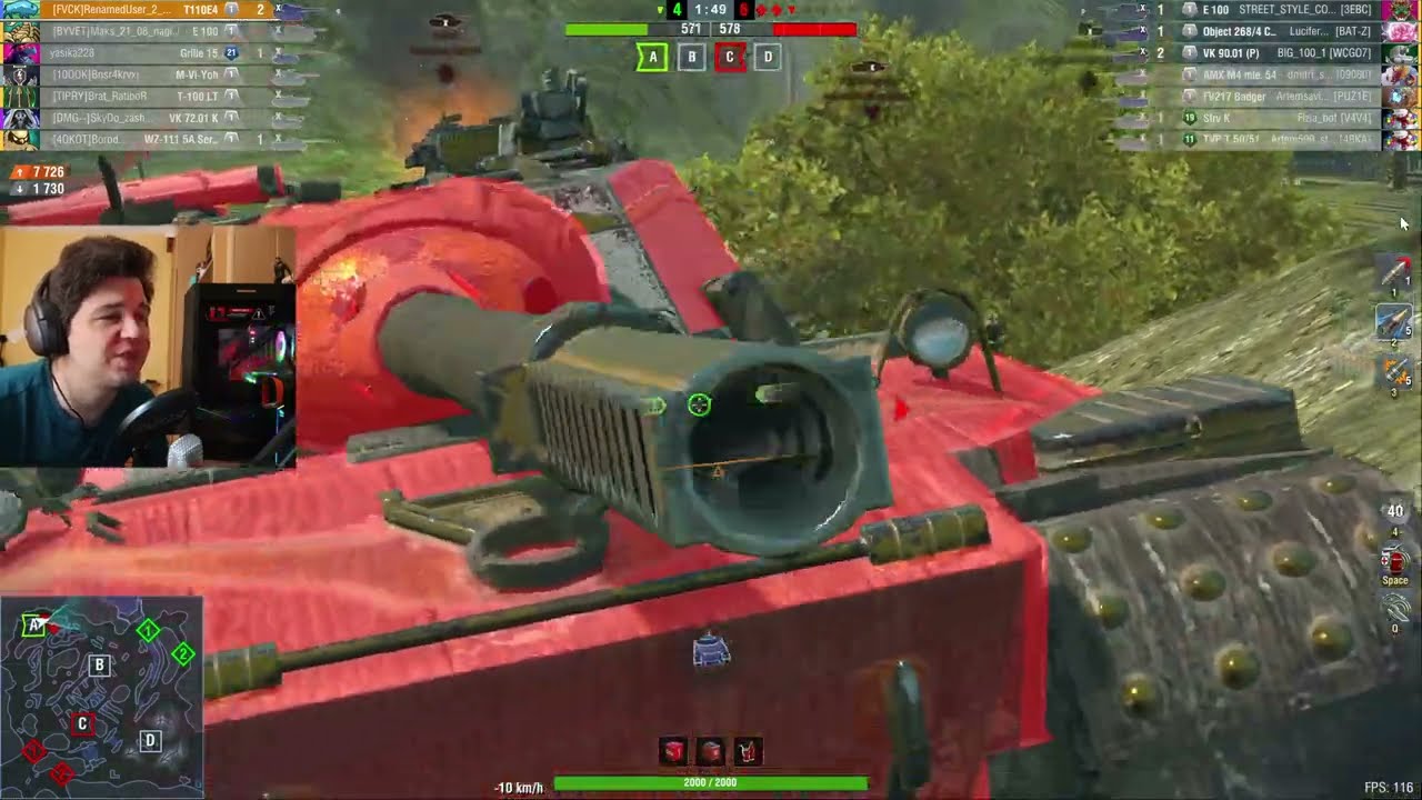 ТЕПЕРЬ ТЯЖЕЛЫЙ ТАНК T110E4 ПОСЛЕ РЕБАЛАНСА ● СМОТРИ КАК ТАНКУЕТ И НАГИБАЕТ ● WoT Blitz