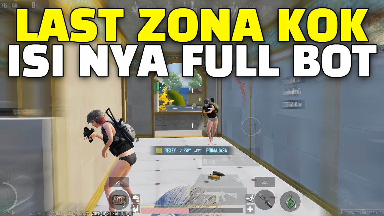 KOK BISA? LAST ZONA DI ISI BOT | SOLO VS SQUAD | PUBG MOBILE