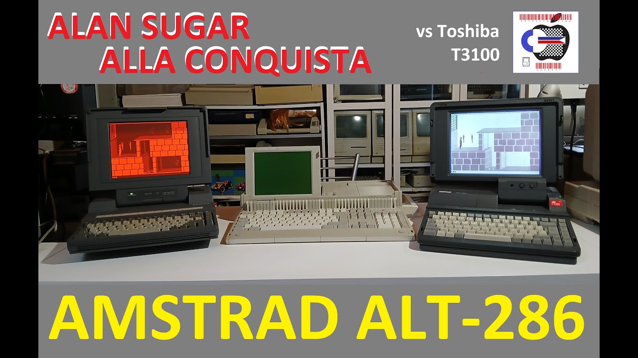 AMSTRAD ALT-286 ALT286 ALT-386SX #amstrad #alansugar #ToshibaT3100 #amstradcpc #compaqportable