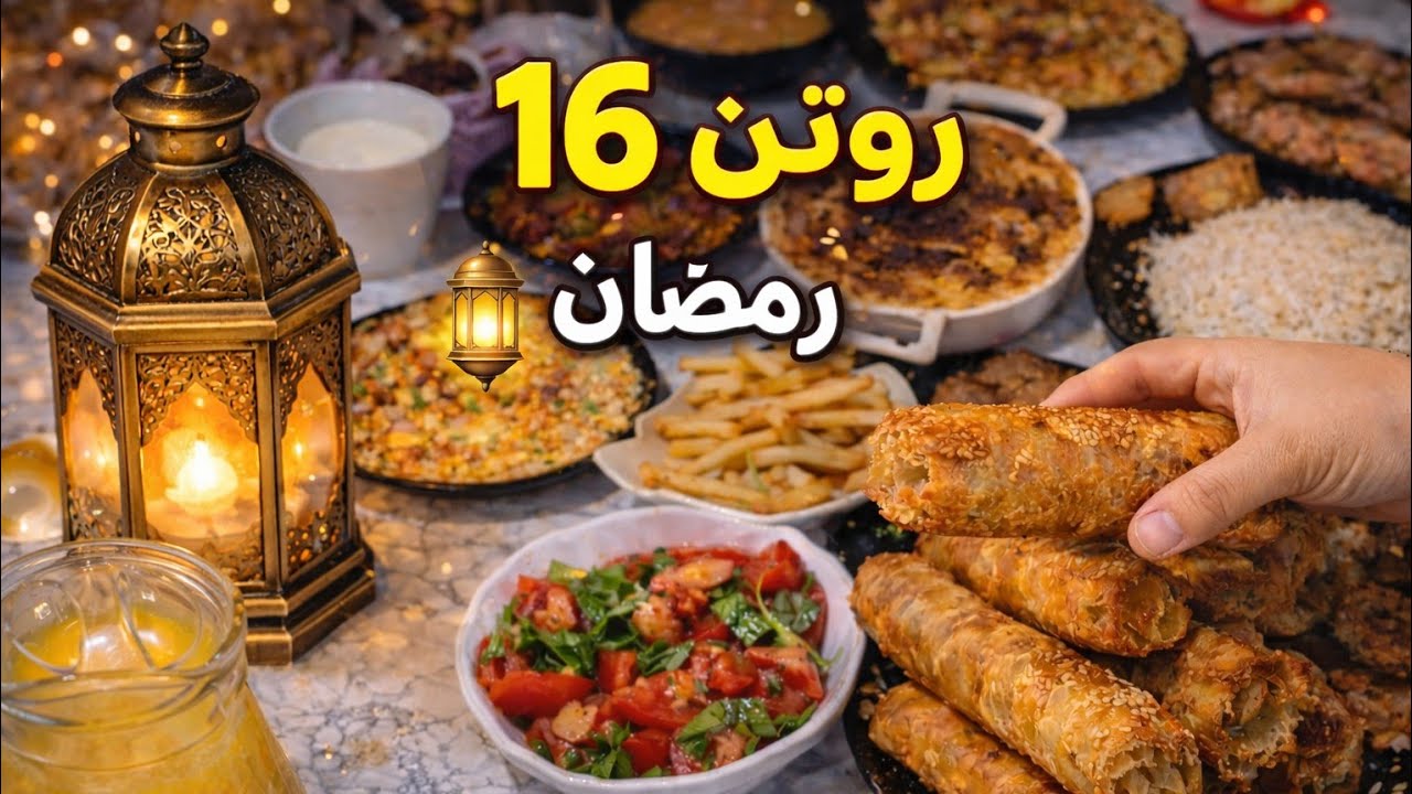 فطور 16 رمضان 😍 | طاولة عامرة ما كنتش نتوقع نشوف هكا! 🔥