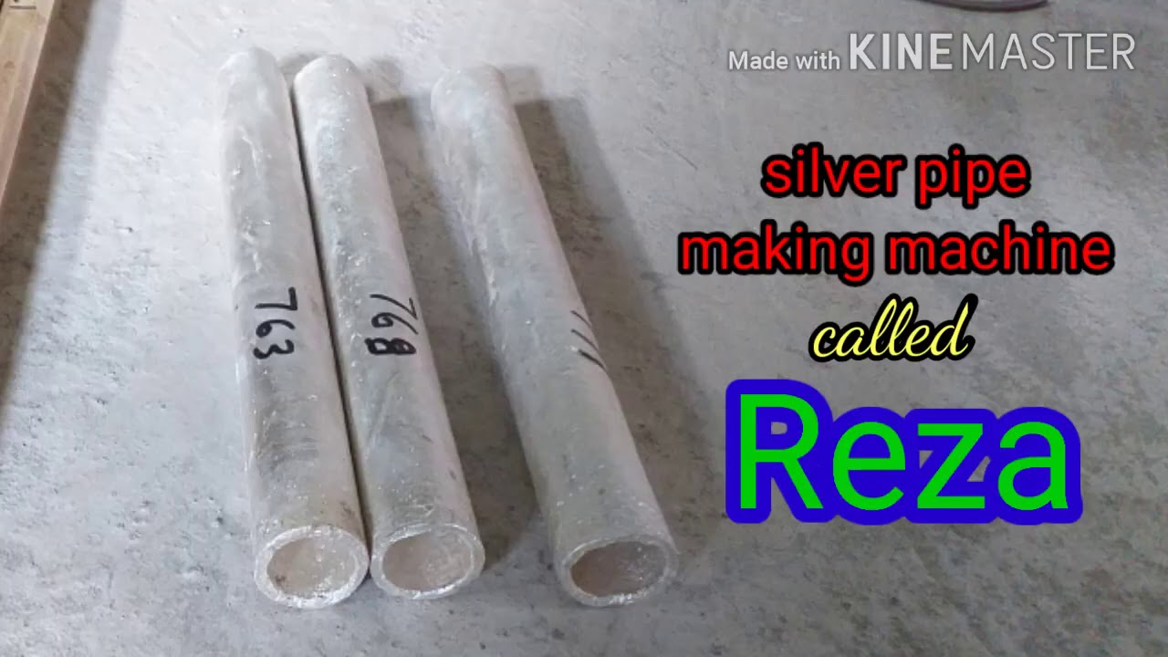 Silver Pipe Making Machine Reza।। चाँदी का पाईप बनाने का रेजा - बंधेल तार निर्माण विधि भाग-2