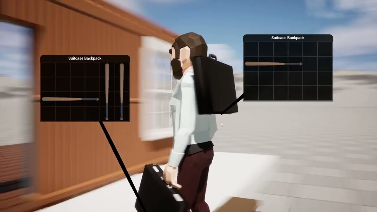 Greed of Man: Different Inventory Compartments Test