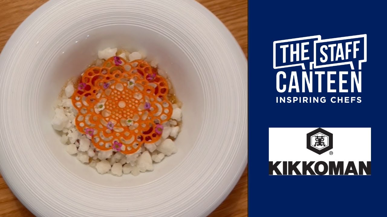 Watch Michelin-starred Adam Handling create a tomato, soy and roasted pepper recipe using Kikkoman