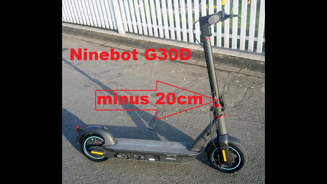 Ninebot G30D Lenkstangen MOD Teil1/?   | HD | Deutsch / German