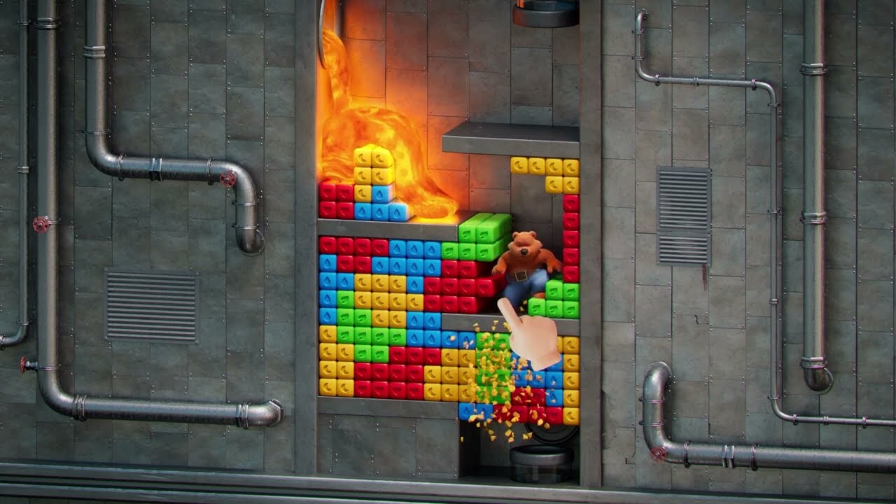Toon Blast 3D Animation |  Bruno’s Lava Escape!