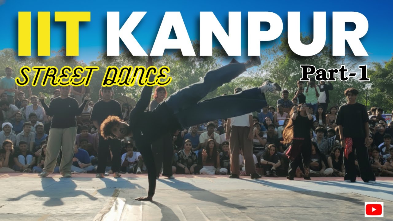 EPIC Street Dance Battle at Antaragni 2025 Part 1| IIT Kanpur  #IITKanpur #StreetDance #HipHop