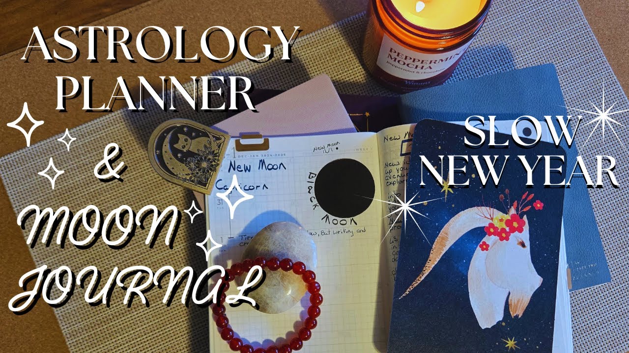 NEW 2025 ASTROLOGY PLANNER & MOON JOURNAL✨️NEW YEAR ~ NEW PLANS💫