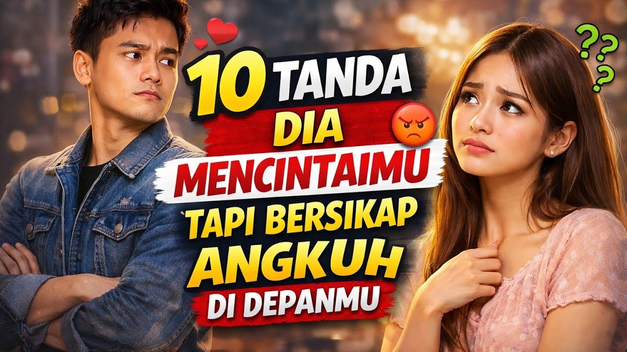 10 Tanda Dia Mencintaimu Tapi Bersikap Angkuh di Depanmu