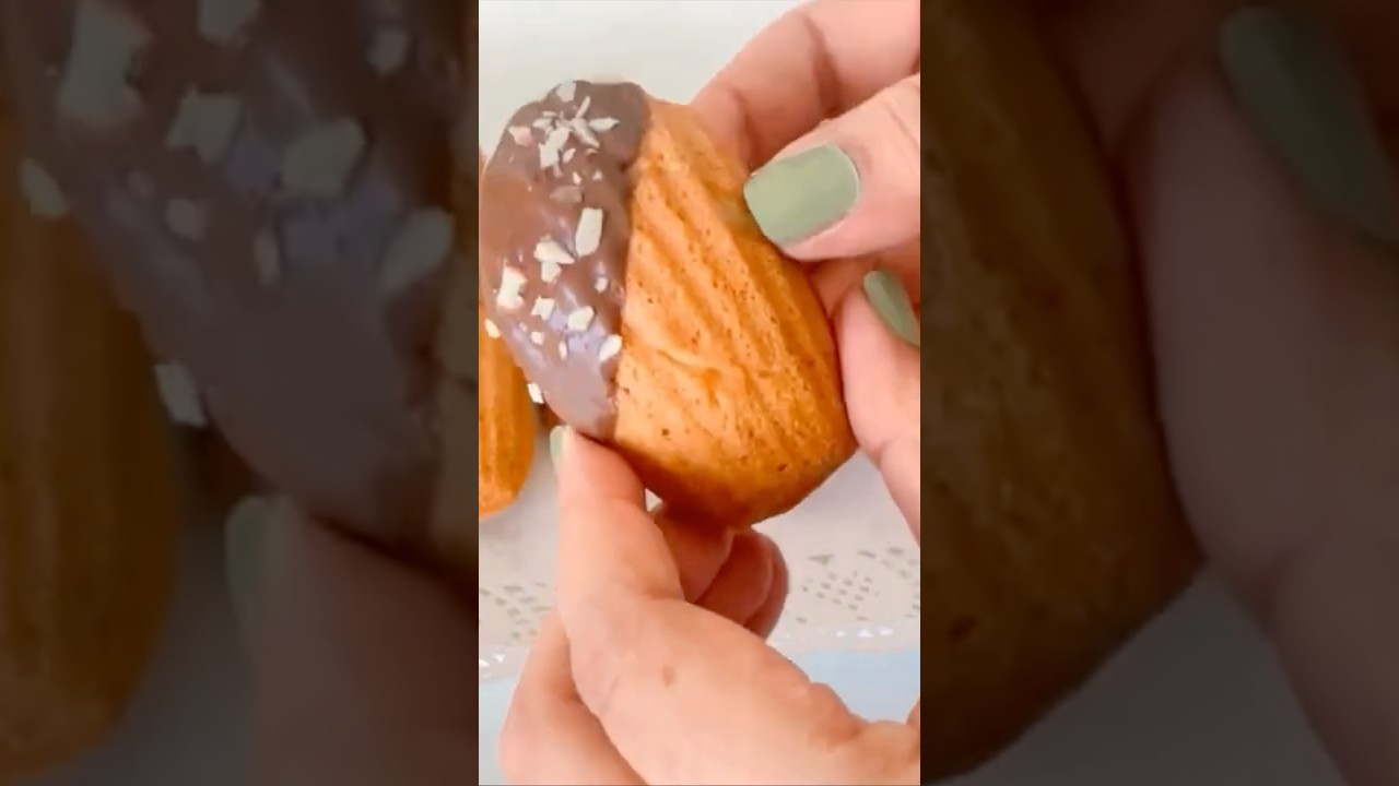 French Tea Cakes without Eggs! 🧁 Eggless Madeleines Preview 