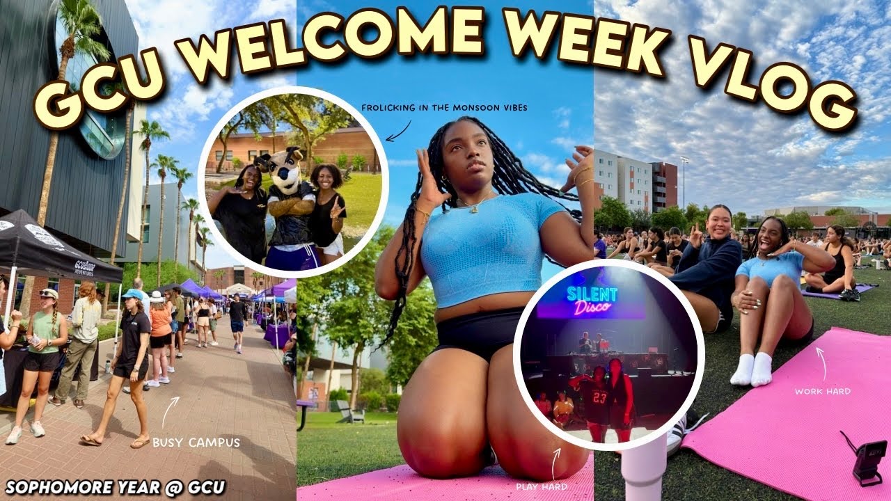 GCU Welcome Week 2025 Vlog 🐫🏜️ | Campus Life, CAB Events, Sunrise Yoga, Lope-A-Palooza & More