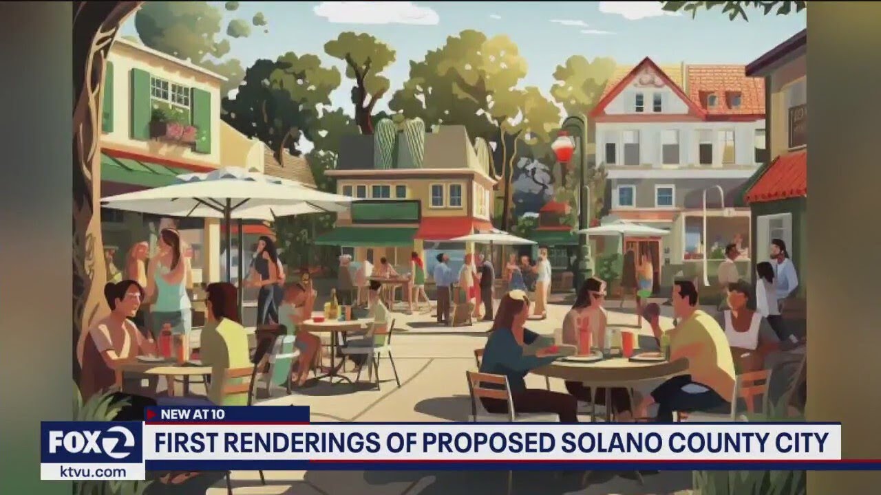 Renderings released for proposed Solano County city