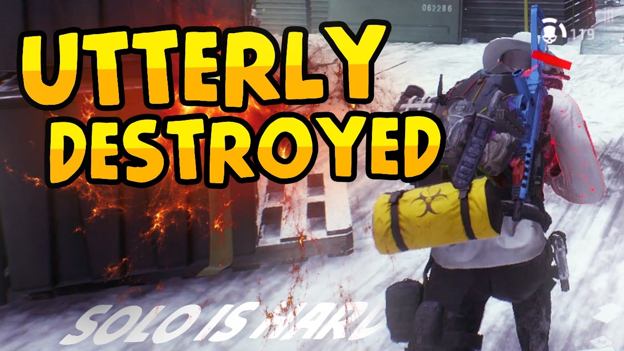SOLOING IS FUN - The Division 1.6 Dark Zone Funny Moments