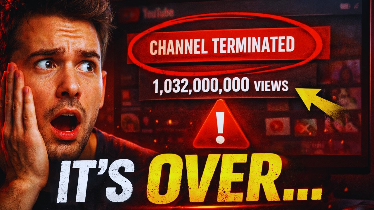 YouTube Just DELETED 18 Channels With 1 BILLION Views (This Could Happen To You)