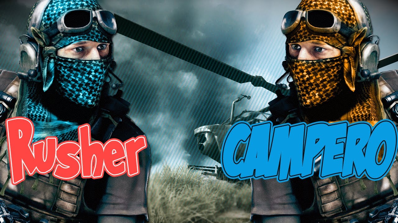 RUSHER VS CAMPERO!!! - Battlefield 3 Sniper