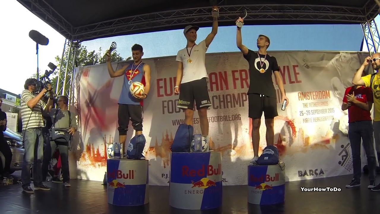 European Championship 2015 Tobias Becs vs Maarten v Luit / Freestyle Football