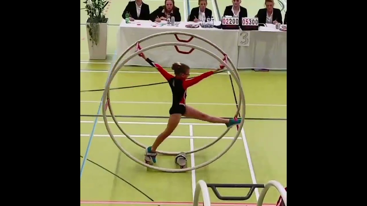 Leahnas erster Rhönrad Wettkampf, AK 11/12, Nordpokal2022 in Celle
