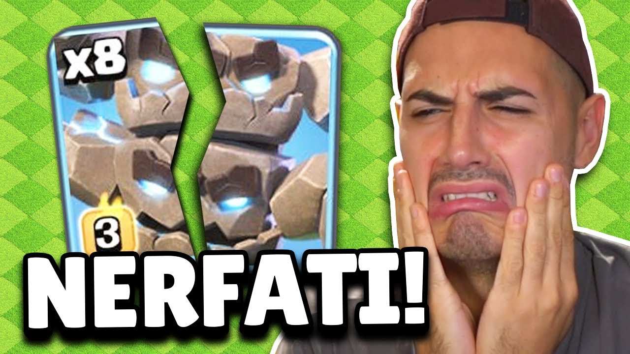 NOOO... NERF ai GOLEM METEORTICI! ☄️ Clash of Clans ITA