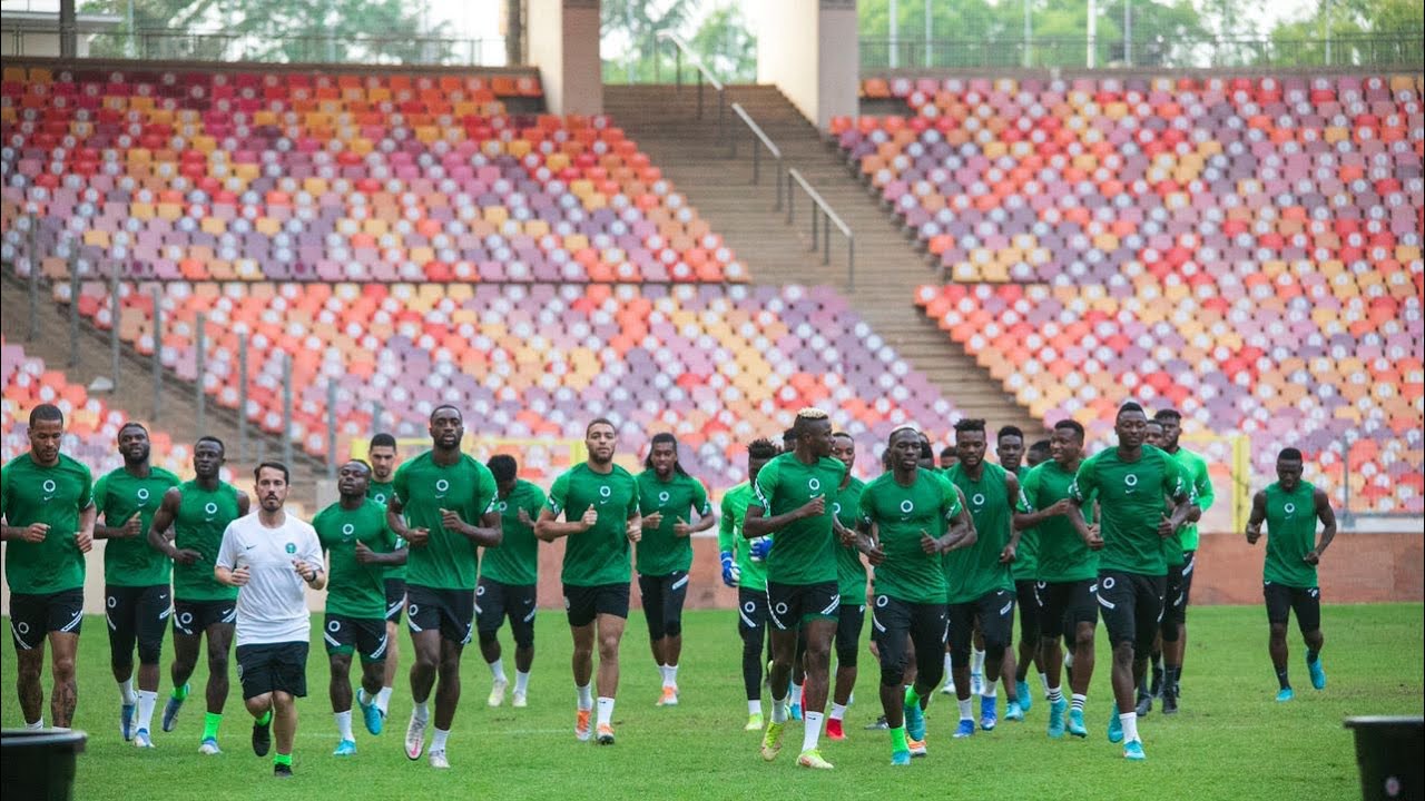 Jose Peseiro Drills Super Eagles Hard In Training, Ekong Out, Osimhen Delights