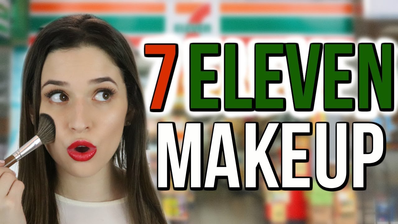 FULL FACE USING 7-ELEVEN MAKEUP!