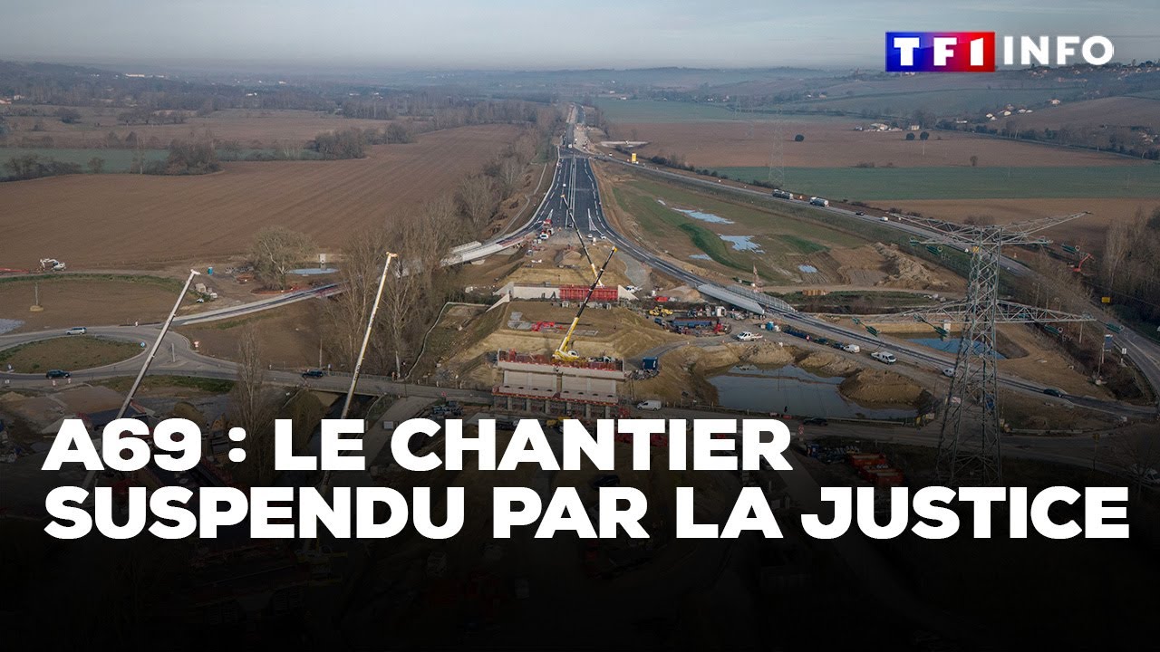 Autoroute A69 : le chantier suspendu par la justice｜TF1 INFO