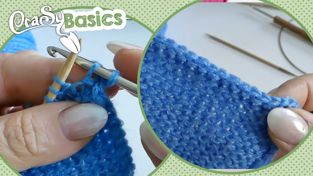 super einfach und elastisch abketten mit der Häkelnadel CraSy Methode