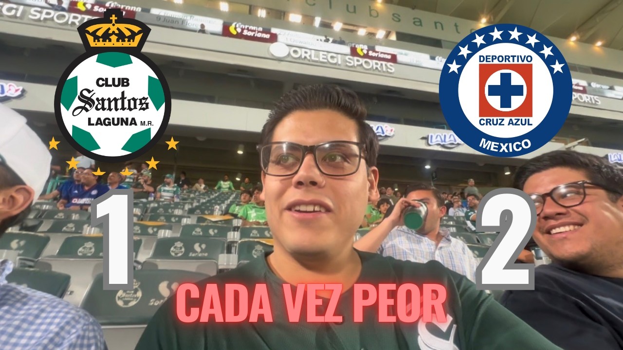 SE IMPONE EL LÍDER! Reacciones SANTOS vs CRUZ AZUL (1-2) J9