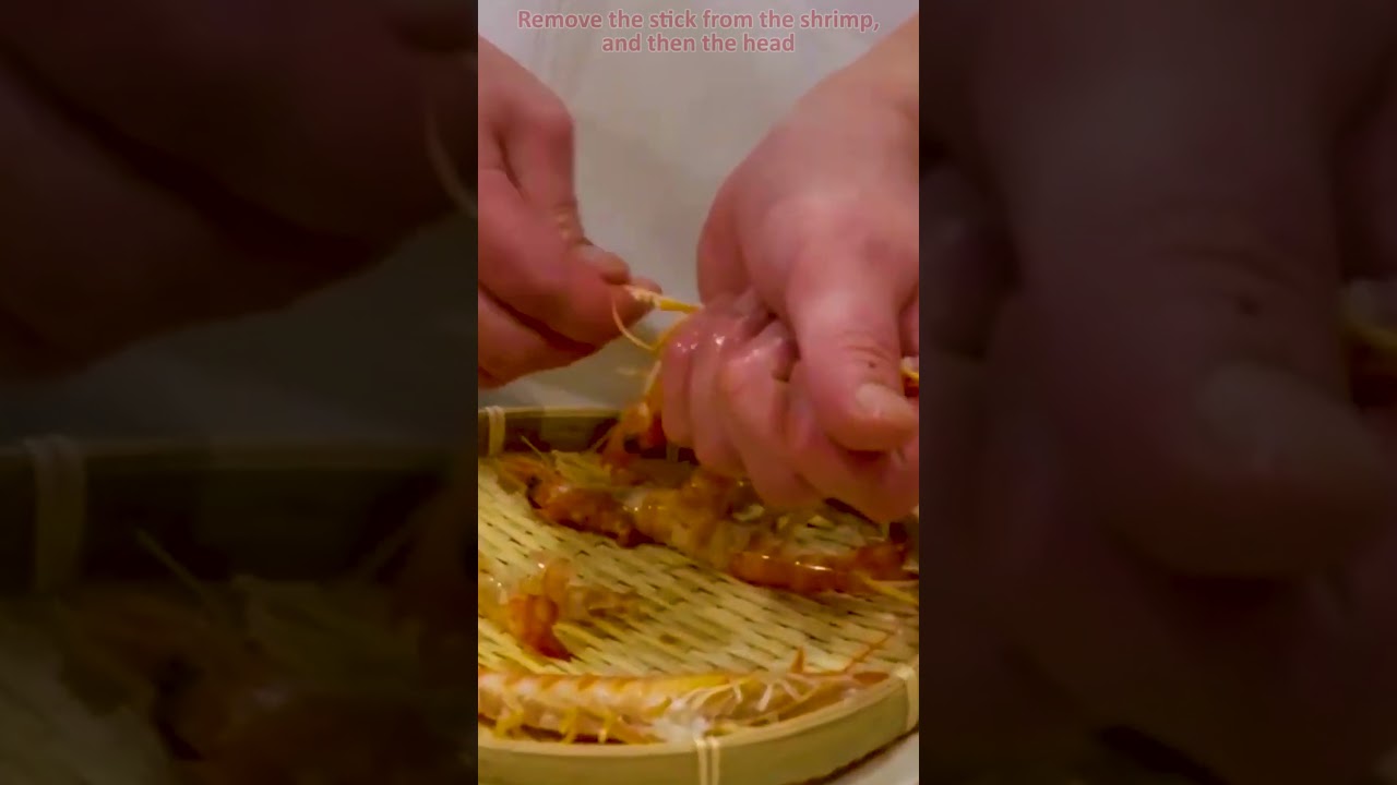 How to prep Shrimp sushi 