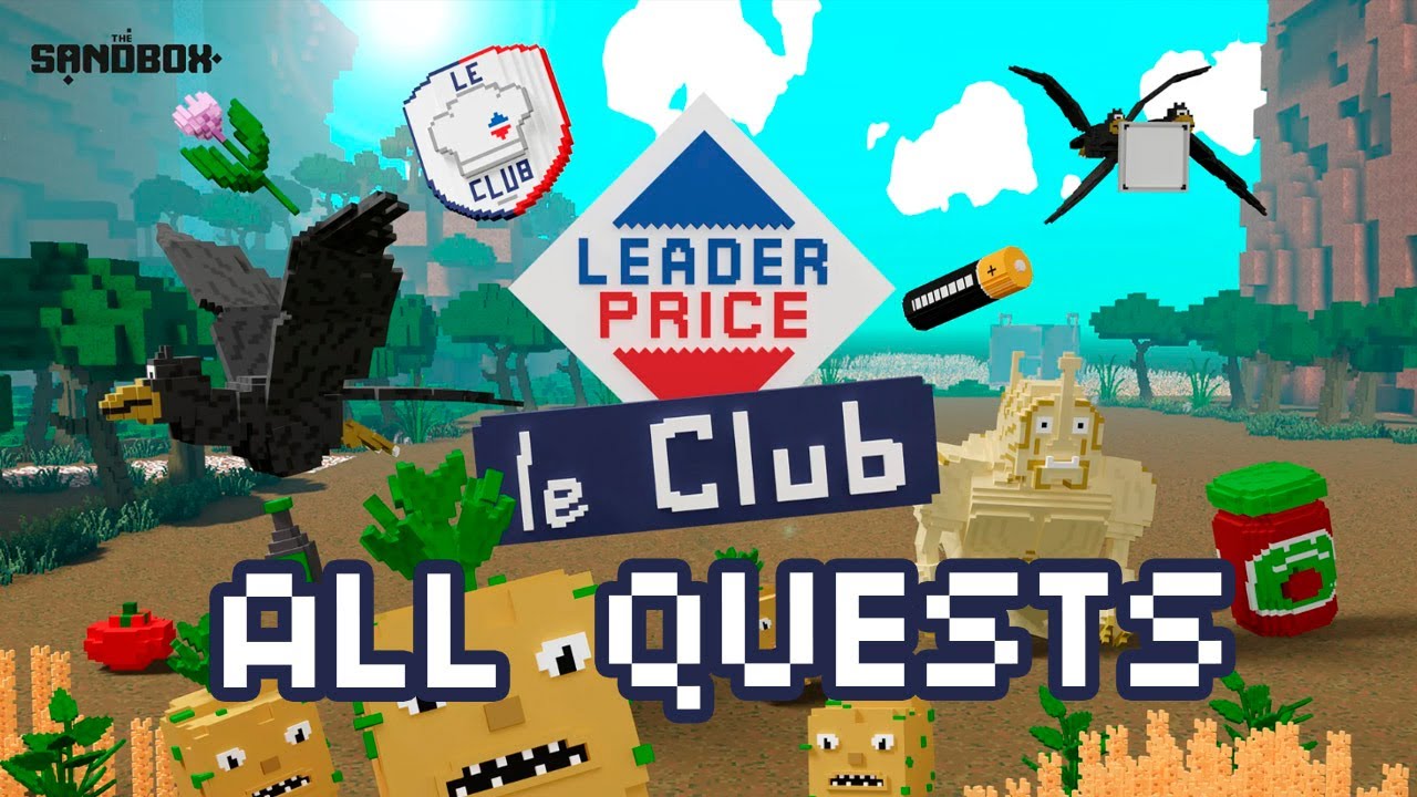 LE CLUB LEADER PRICE   ALL QUESTS| ПРОХОЖДЕНИЕ КАРТЫ  | THE SANDBOX