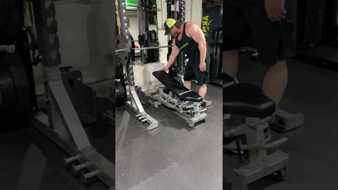 The correct way to do incline bench press at a home gym!