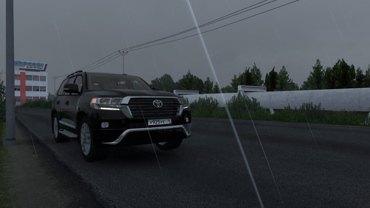 ETS2 Mods - Toyota Land Cruiser 200 — мощный зверь на дорогах Европы! #ets2 #car