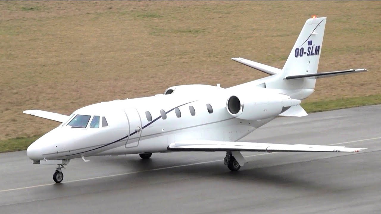 Cessna 560XL Citation XLS | Abelag Aviation OO-SLM | Landing and Very Short Takeoff