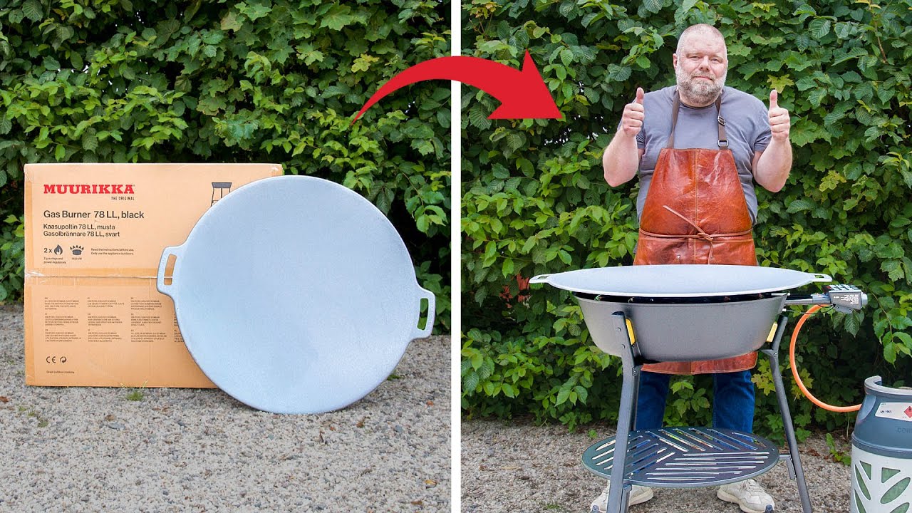 Muurikka 78 cm stekhäll - Monterar och bränner in
