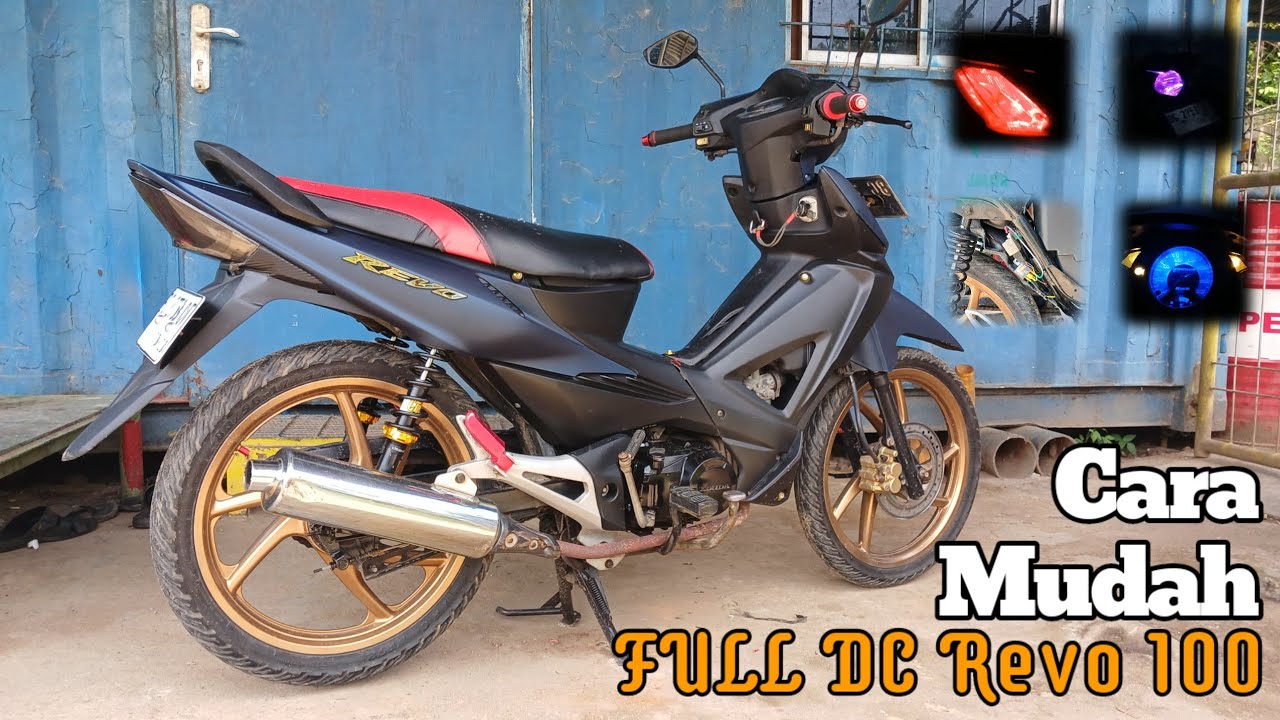 Cara Full DC motor revo 100