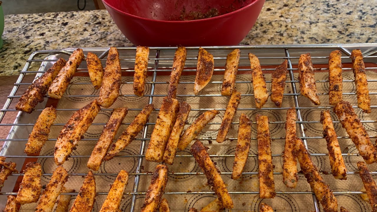 Jicama French Fries (KETO FRIENDLY)