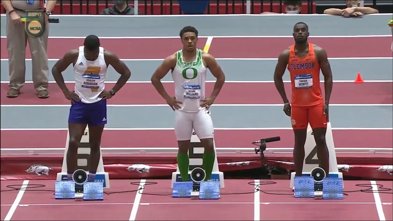 Men's 60m heat 2 Michah Williams 6.52 | Ncaa indoors Champs