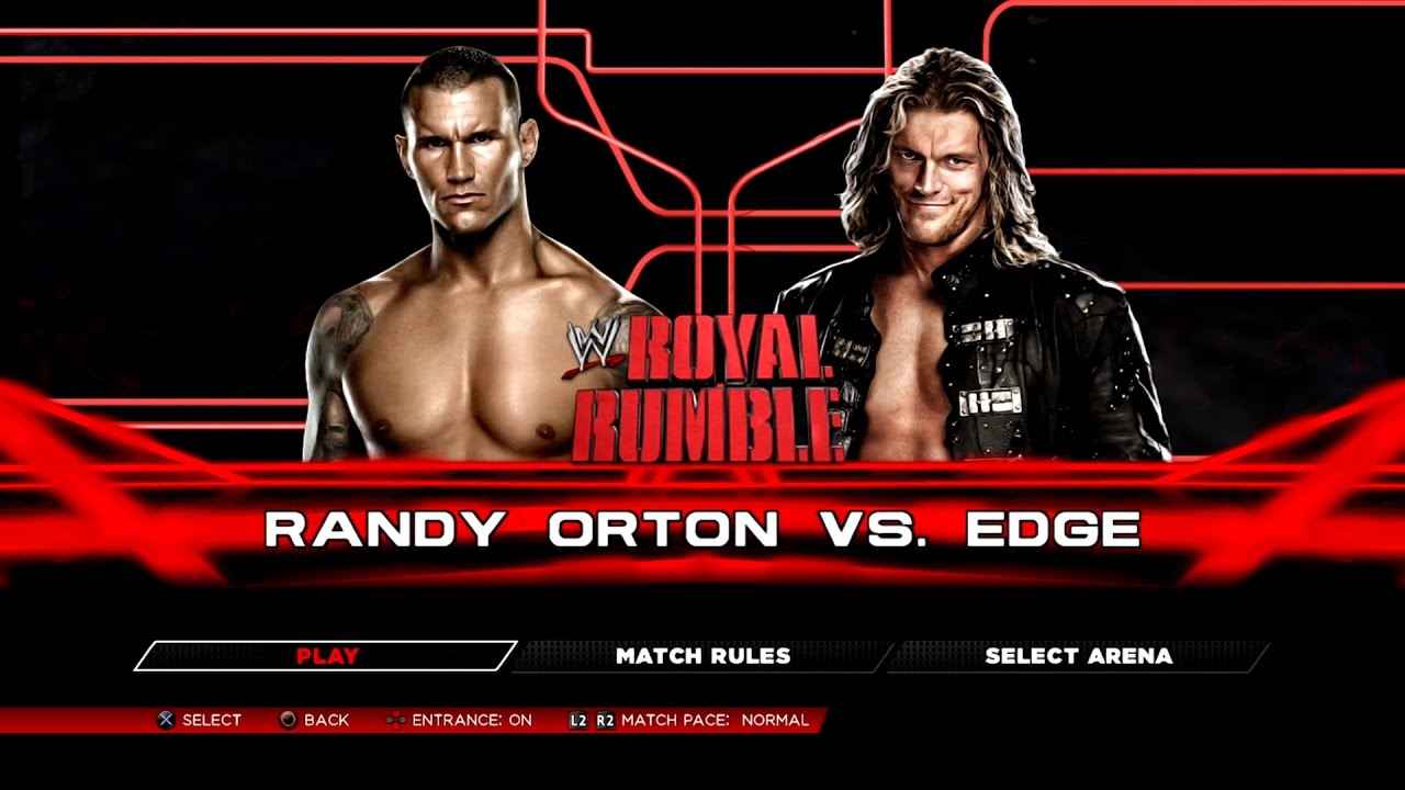 WWE 2K14 PS3 - Randy Orton (WM 24) VS Edge (WM 27) [2K][mClassic]