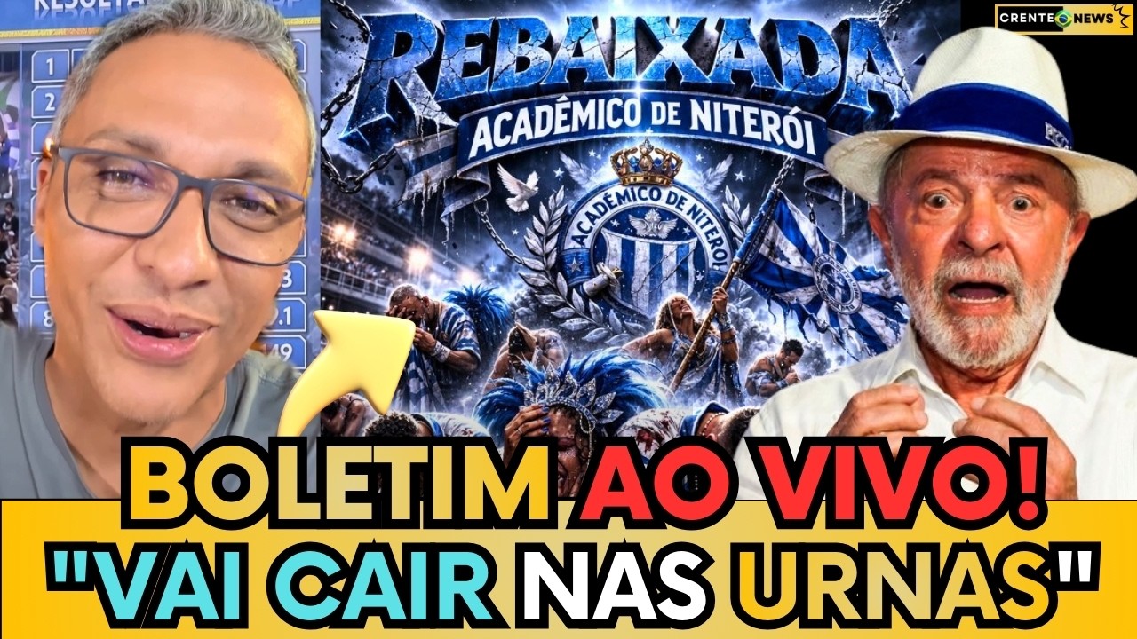 🚨BOLETIM URGENTE: LULA, PT E  AESQUERDA PASSARAM VERGONHA NACIONAL AGORA A QUEDA VEM NAS URNAS!