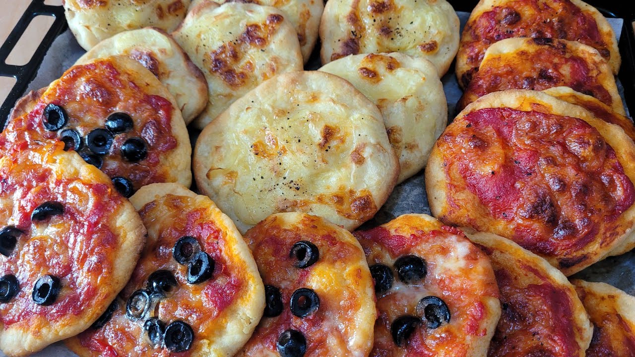 PIZZETTE TONDE 🍕 SUPER BUONE A PROVA DI MORSO 😋 IRRESISTIBILI