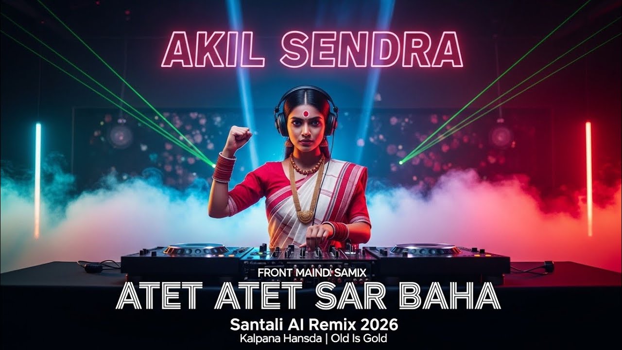 ATET ATED SAR BAHA | SANTALI AI REMIX DJ 2026 | AKIL SENDRA 